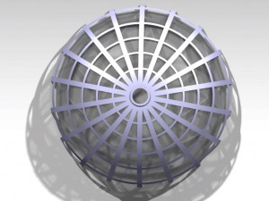 metal dome structure 3D Model