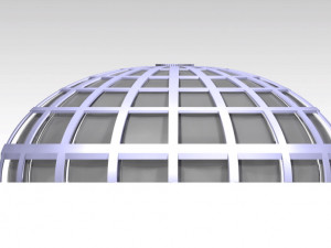 metal dome structure 3D Model