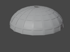 metal dome structure 3D Model