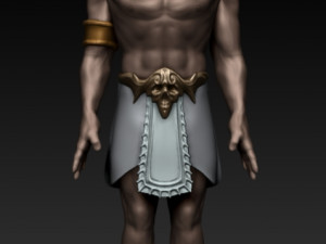 anubis god Model 3D