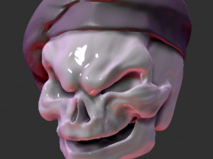 skull cook Model 3D