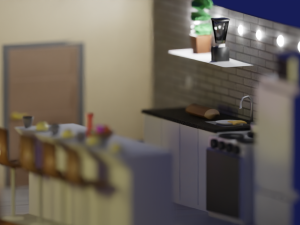 warm athmosphere apartment Modelo 3D