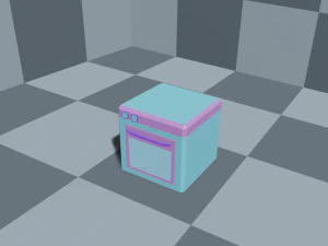 мультяшная печь 3D Модель
