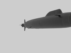nuclear submarine yasen project 3D Model