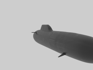 nuclear submarine yasen project 3D Model