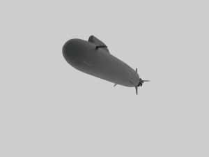 nuclear submarine yasen project 3D Model