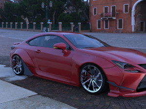 rocket bunny v1 aero - lexus rc350 f-sport Modelo 3D