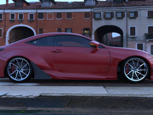 rocket bunny v1 aero - lexus rc350 f-sport Modelo 3D
