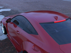 rocket bunny v1 aero - lexus rc350 f-sport Modelo 3D