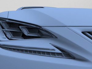 rocket bunny v1 aero - lexus rc350 f-sport Modelo 3D