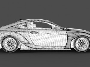 rocket bunny v1 aero - lexus rc350 f-sport Modelo 3D