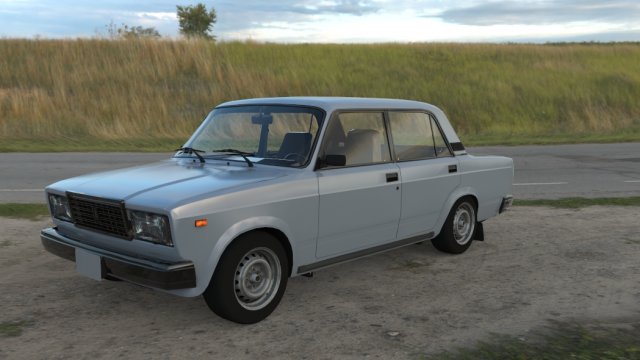 lada riva 3Dモデル .c4d .max .obj .3ds .fbx .stl .blend 