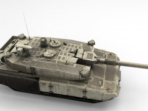 leopard 2 mbt revolution 3D-Modell