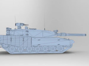 leopard 2 mbt revolution 3D Model