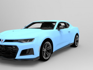 2018 pontiac trans am Model 3D