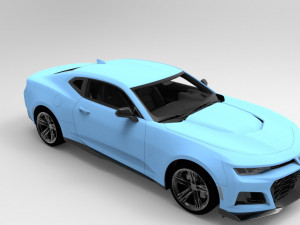 2018 pontiac trans am 3D Модель