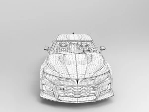 2018 pontiac trans am 3D Model