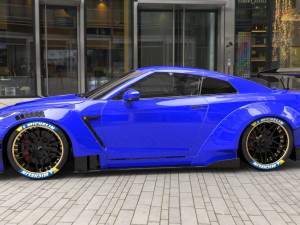 lb-works nissan gt-r r35 type 2 3D Модель