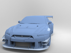 lb-works nissan gt-r r35 type 2 3D Модель