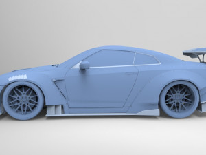 lb-works nissan gt-r r35 type 2 3D Модель