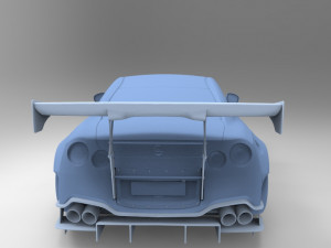 lb-works nissan gt-r r35 type 2 3D Модель