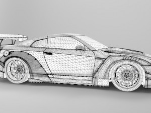 lb-works nissan gt-r r35 type 2 3D Модель