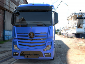 mercedes-benz actros mp4 3D मॉडल