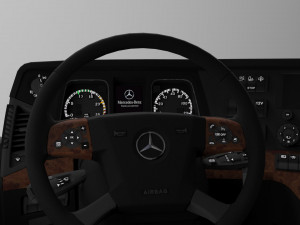 mercedes-benz actros mp4 3D मॉडल