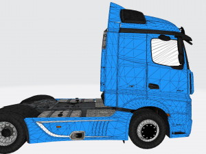 mercedes-benz actros mp4 3D मॉडल