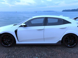 2018 honda civic type-r fk8 3D Model