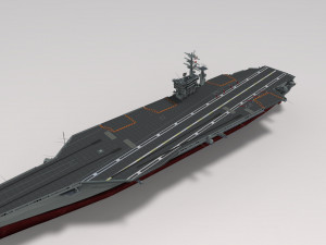 uss dwight d eisenhower cvn-69 3D Модель