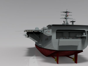 uss dwight d eisenhower cvn-69 3D Модель
