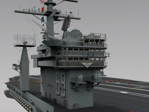 uss dwight d eisenhower cvn-69 3D Модель