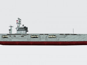 uss dwight d eisenhower cvn-69 3D Модель