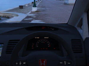 js yarış honda civic fd2 type r 3D Model