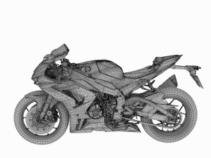 2020 honda cbr1000rr-r Model 3D