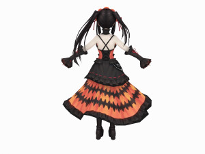 Date a live - tokisaki kurumi 3D Модель