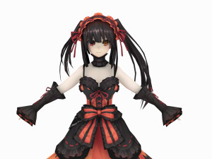 Date a live - tokisaki kurumi 3D Модель