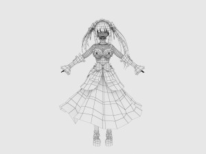 Date a live - tokisaki kurumi 3D Модель