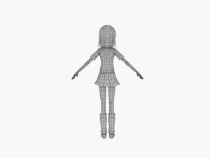 misaka mikoto - a certain scientific railgun 3D मॉडल