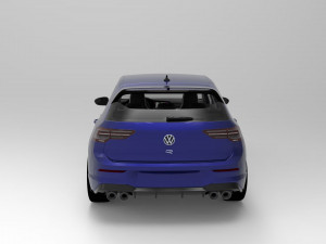 2021 volkswagen golf r 3D Модель