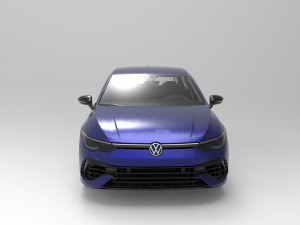 2021 volkswagen golf r 3D Модель