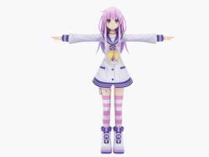 Nepgear - nept&uacute;nia de hiperdimens&atilde;o Modelo 3D
