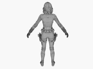 black widow 3D Model