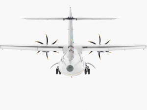 atr 72-202 azul compagnia aerea brasiliana Modello 3D