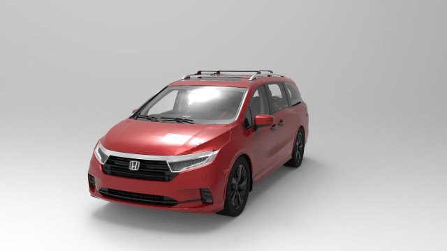 2021 honda odyssey Modelo 3D .c4d .max .obj .3ds .fbx .stl .blend 