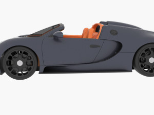 Bugatti veyron grand sport Model 3D