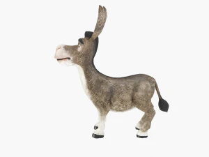 Cartoon donkey from shrek 3D Model