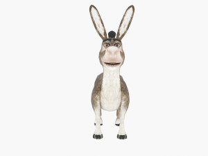 Cartoon donkey from shrek Model 3D