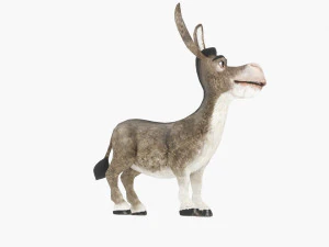 Cartoon donkey from shrek 3D Model
